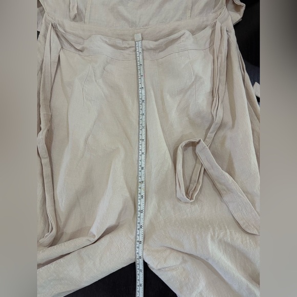 Ruffled Strapless Backless Capri Pantsuit Jumpsuit - Picture 7 of 11